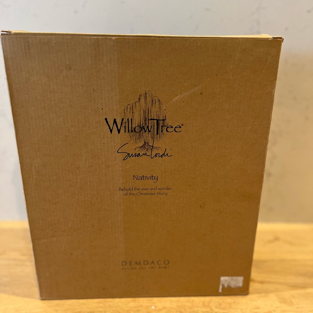 Willow Tree Nativity Box in Brown